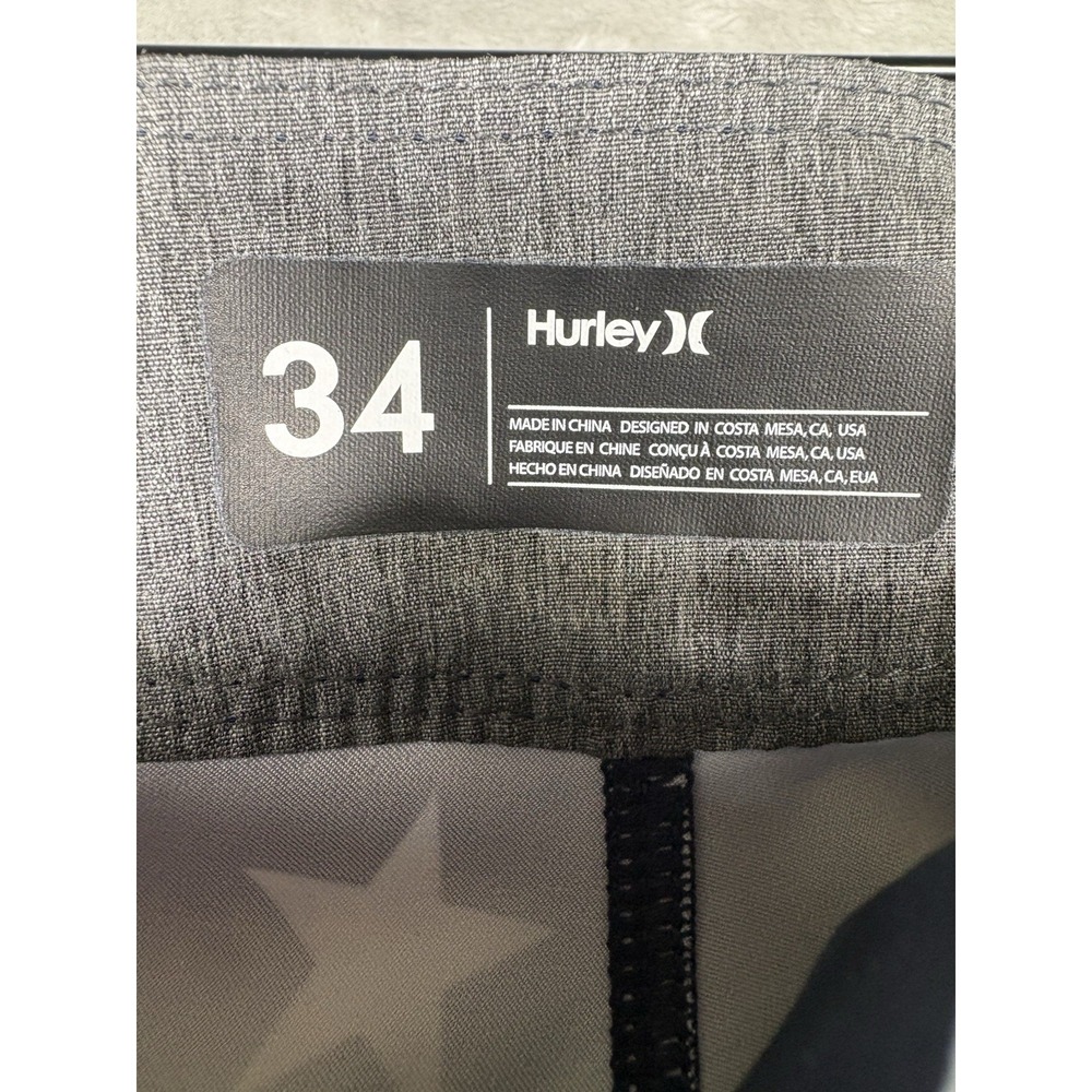 Hurley Phantom Hybrid Shorts Stretch Surf Board Swim Trunks Casual Men's 34 USA - Picture 5 of 10